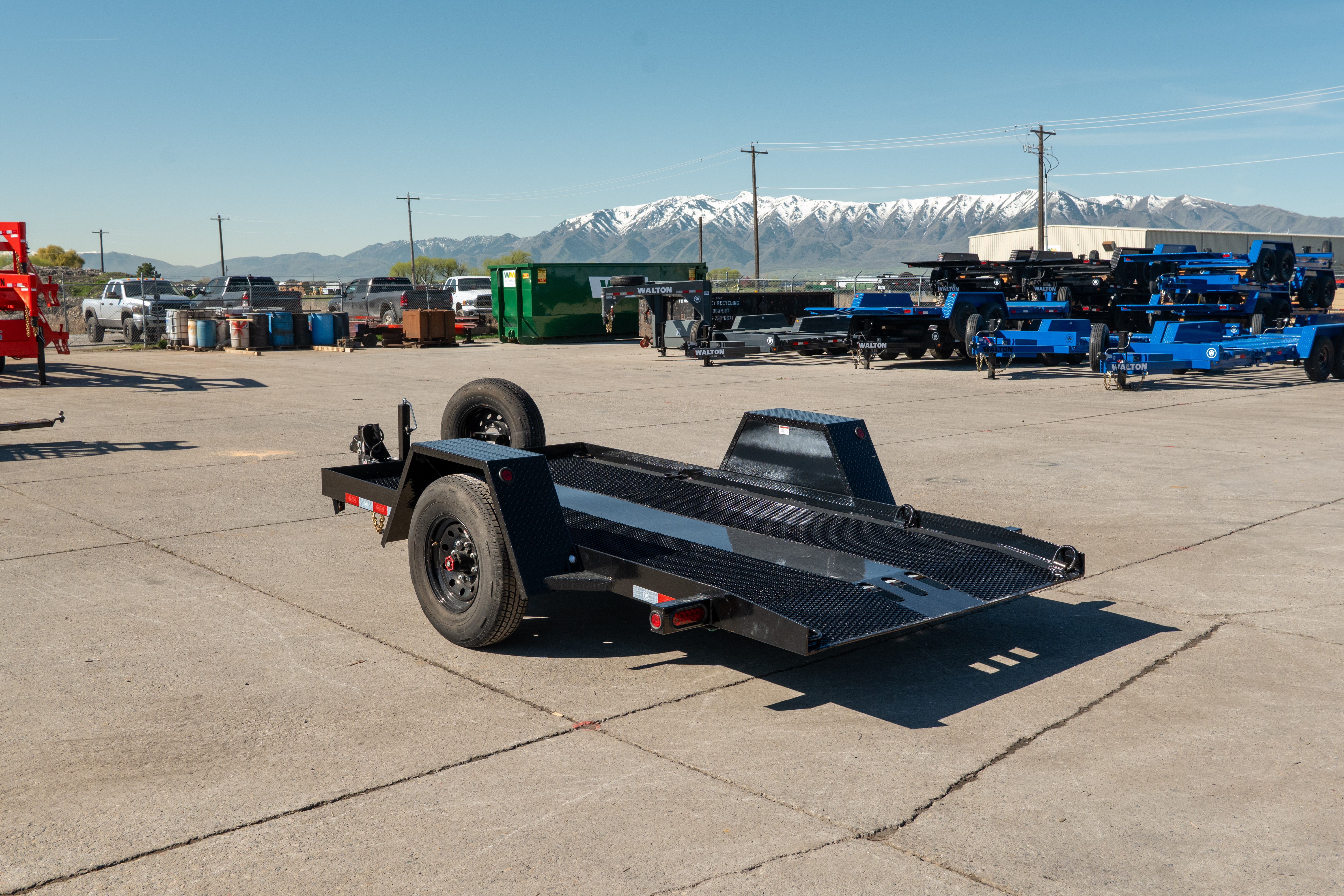 TMX107 Single Axle Mini Tilt Trailer